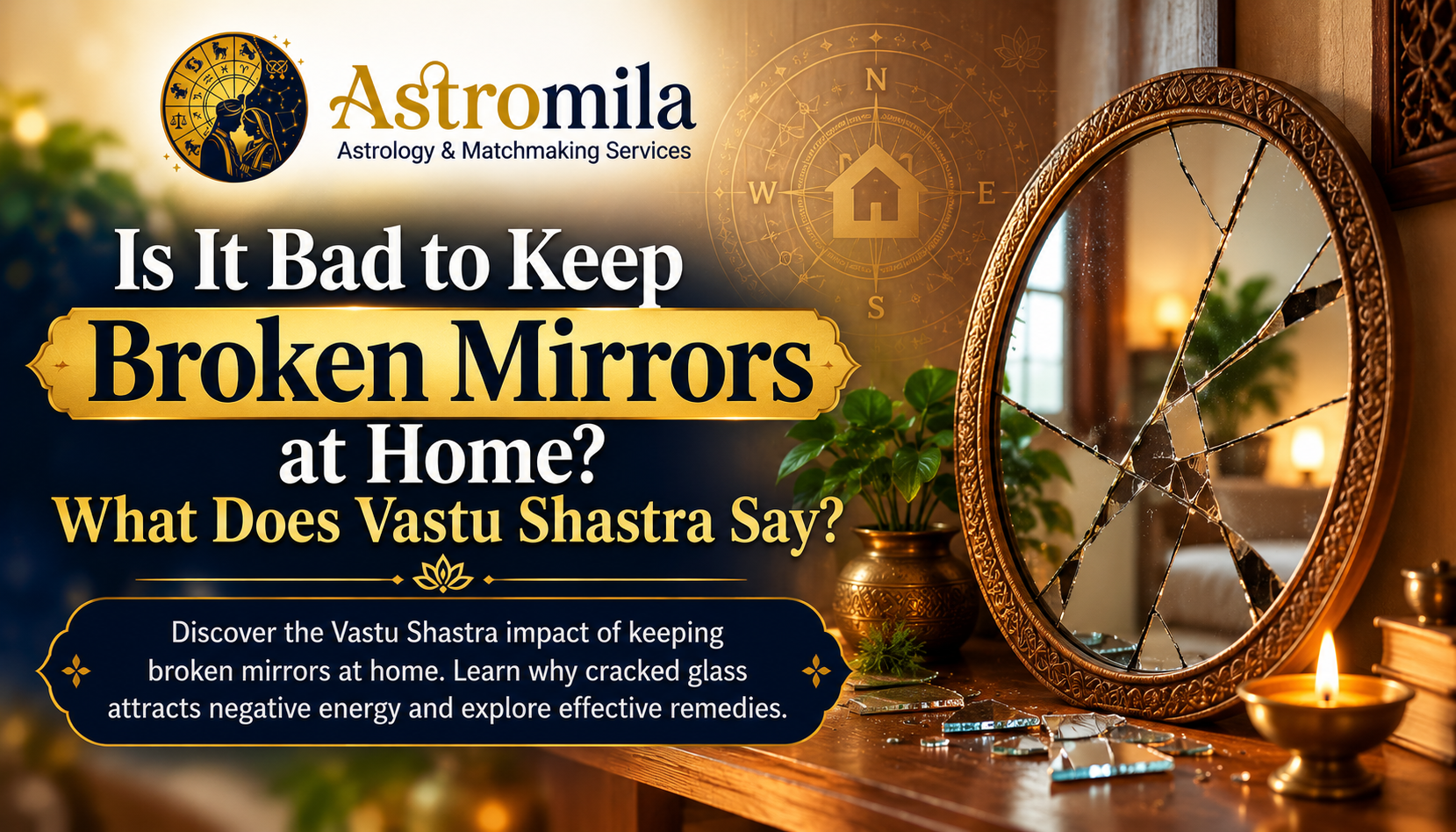 Is It Bad to Keep Broken Mirrors at Home? What Does Vastu Shastra Say?